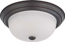 Flush Mounts Bowl Style by Nuvo Lighting ( 72 | 60-3146 Close to Ceiling Mahogany Bronze ) 