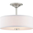 Semi-Flush Mts. Drum Shade by Progress Lighting ( 54 | P350129-009 Inspire ) 