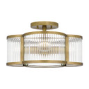 Semi-Flush Mts. Drum Shade by Quoizel ( 10 | ASR1715WS Aster ) 