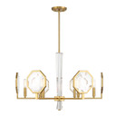 Mid. Chandeliers Glass Up by Savoy House ( 51 | 1-2216-6-322 Leighton ) 