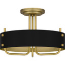 Semi-Flush Mts. Drum Shade by Quoizel ( 10 | MAD1717AB Madden ) 