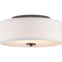Flush Mounts Drum Shade by Progress Lighting ( 54 | P350130-143 Inspire ) 