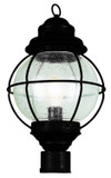 Exterior Post/Pier Head by Trans Globe Imports ( 110 | 69905 BK Catalina ) 