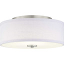 Flush Mounts Drum Shade by Progress Lighting ( 54 | P350135-009-30 Inspire Led ) 