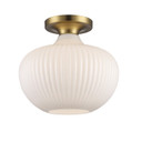 Semi-Flush Mts. Cage by Trans Globe Imports ( 110 | 16180 AG Aristo ) 