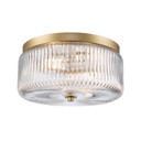 Flush Mounts Bowl Style by Trans Globe Imports ( 110 | 16232 AG Quartz Quarters ) 