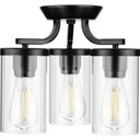 Semi-Flush Mts. Cage by Progress Lighting ( 54 | P350149-031 Lassiter ) 