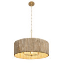 Mid. Chandeliers Drum Shade by Varaluz ( 137 | 391P06FG Jacob's Ladder ) 