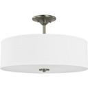 Semi-Flush Mts. Drum Shade by Progress Lighting ( 54 | P350167-009 Inspire ) 