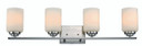 Bathroom Fixtures Four Lights by Trans Globe Imports ( 110 | 70524 BN Mod Pod ) 
