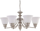 Mid. Chandeliers Glass Up by Nuvo Lighting ( 72 | 60-3255 Empire ) 