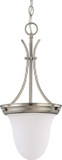 Mini Pendants Glass Down by Nuvo Lighting ( 72 | 60-3259 Pendants Brushed Nickel ) 