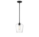Mini Pendants Glass Down by Savoy House ( 51 | 7-4036-1-BK Octave ) 
