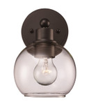 Sconces Single Glass by Trans Globe Imports ( 110 | 22221 BK ) 