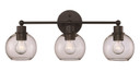 Bathroom Fixtures Three Lights by Trans Globe Imports ( 110 | 22223 BK ) 