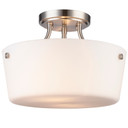 Semi-Flush Mts. Bowl Style by Trans Globe Imports ( 110 | 70527-2 BN ) 