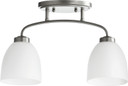 Semi-Flush Mts. Glass Down by Quorum ( 19 | 3260-2-64 Reyes ) 
