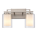 Bathroom Fixtures Two Lights by Trans Globe Imports ( 110 | 22482 BN Lisbon ) 