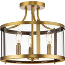Semi-Flush Mts. Candle by Progress Lighting ( 54 | P350231-163 Gilliam ) 