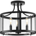 Semi-Flush Mts. Candle by Progress Lighting ( 54 | P350231-31M Gilliam ) 