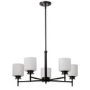 Mid. Chandeliers Glass Up by Nuvo Lighting ( 72 | 60-8038 Warren ) 