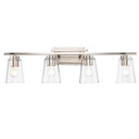 Bathroom Fixtures Four Lights by Trans Globe Imports ( 110 | 22494 BN Iris ) 