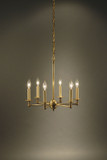 Mini Chandeliers Candle by Northeast Lantern ( 196 | 935-AB-LT6 Chandelier ) 