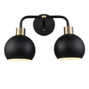 Bathroom Fixtures Two Lights by Trans Globe Imports ( 110 | 22532 BKAG-BK Indigo ) 