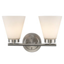 Bathroom Fixtures Two Lights by Trans Globe Imports ( 110 | 71802 BN Fifer ) 