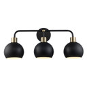 Bathroom Fixtures Three Lights by Trans Globe Imports ( 110 | 22533 BKAG-BK Indigo ) 