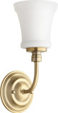 Sconces Single Glass by Quorum ( 19 | 5522-1-80 Rossington ) 