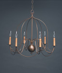 Mid. Chandeliers Candle by Northeast Lantern ( 196 | 940-DAB-LT6 Chandelier ) 