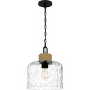 Pendants Glass Down by Quoizel ( 10 | BTC1512MBK Baltic ) 