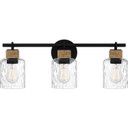 Bathroom Fixtures Three Lights by Quoizel ( 10 | BTC8624MBK Baltic ) 