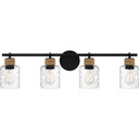 Bathroom Fixtures Four Lights by Quoizel ( 10 | BTC8634MBK Baltic ) 