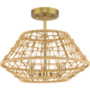 Semi-Flush Mts. Cage by Progress Lighting ( 54 | P350246-163 Laila ) 