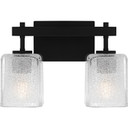 Bathroom Fixtures Two Lights by Quoizel ( 10 | BTH8613MBK Brenthouse ) 