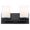 Bathroom Fixtures Two Lights by Trans Globe Imports ( 110 | 71842 BK Nico ) 