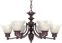 Mid. Chandeliers Glass Up by Nuvo Lighting ( 72 | 60-358 Empire ) 