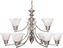 Mid. Chandeliers Glass Up by Nuvo Lighting ( 72 | 60-360 Empire ) 
