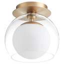 Flush Mounts Cage Style by Quorum ( 19 | 3626-9-80 3626 Ceiling Mounts ) 