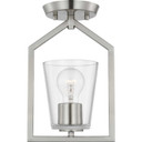 Semi-Flush Mts. Cage by Progress Lighting ( 54 | P350258-009 Vertex ) 