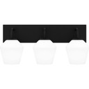Bathroom Fixtures Three Lights by Quoizel ( 10 | NIE8621MBK Nielson ) 