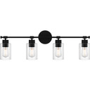 Bathroom Fixtures Four Lights by Quoizel ( 10 | CAP8632MBK Caputo ) 