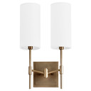 Sconces Double Glass by Quorum ( 19 | 563-2-81 Hamilton ) 