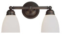 Bathroom Fixtures Two Lights by Trans Globe Imports ( 110 | 3356 ROB Ardmore ) 