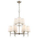 Mid. Chandeliers Glass Up by Trans Globe Imports ( 110 | 71899 BN ) 