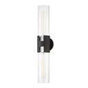 Sconces Double Glass by Troy Lighting ( 67 | B3232-PN/TBK Amado ) 