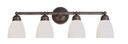 Bathroom Fixtures Four Lights by Trans Globe Imports ( 110 | 3358 ROB Ardmore ) 