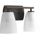 Bathroom Fixtures Two Lights by Progress Lighting ( 54 | P300132-020 Leap ) 